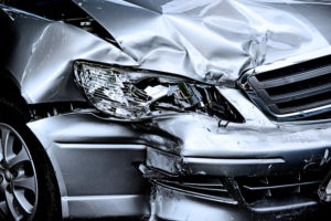 image of front of automobile collision